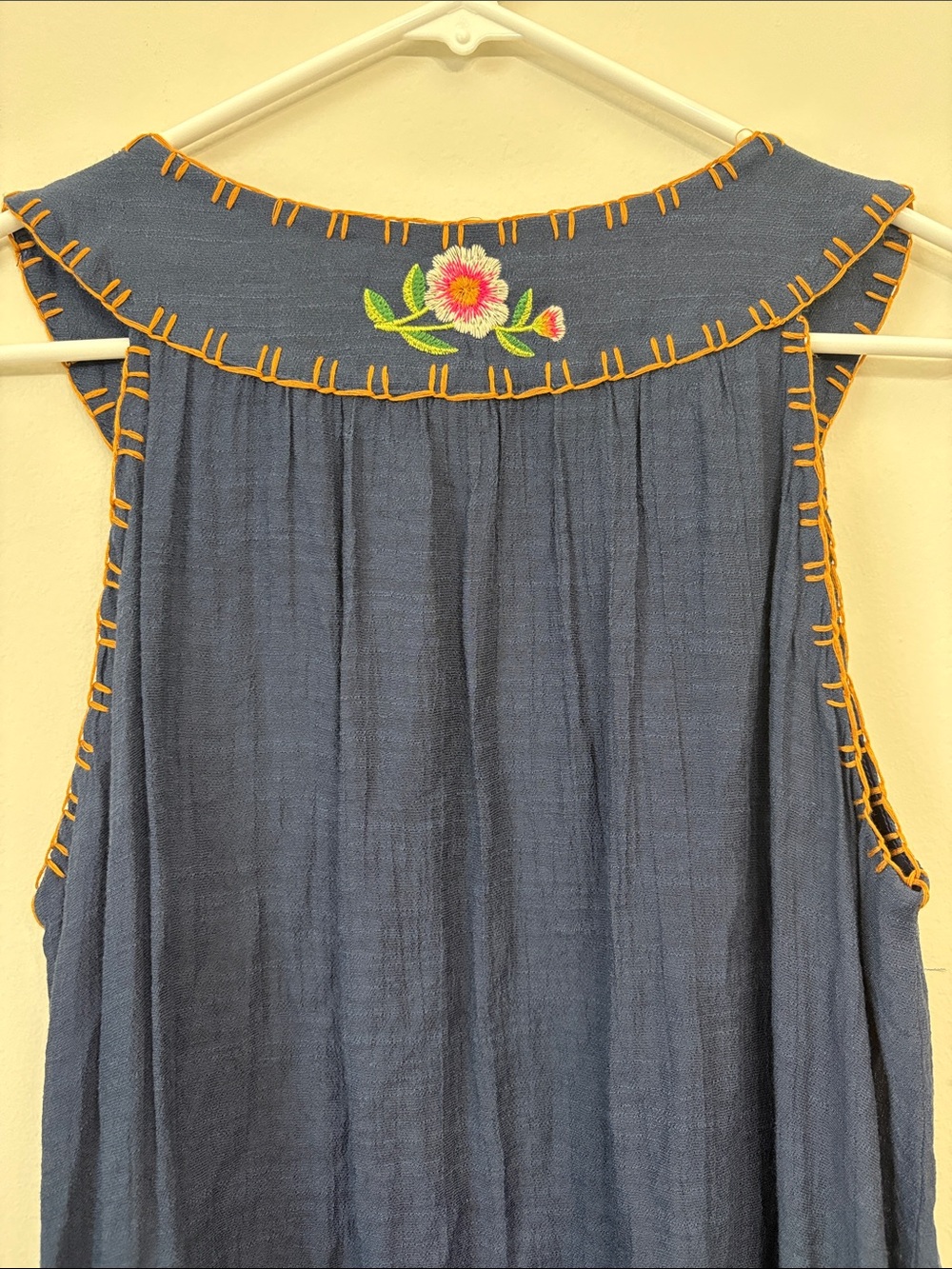 THML Embroidered Floral Sleeveless Mini Dress - Picture 6 of 7